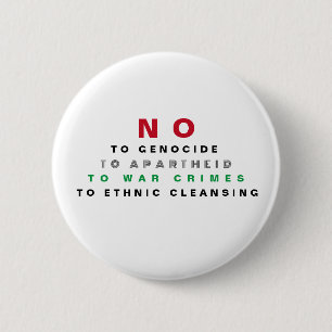 FRI PALESTINA NEJ TILL GENOCIDE APARTHEID KRIG BRO KNAPP