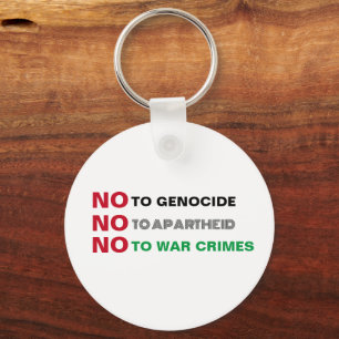 FRI PALESTINA NEJ TILL GENOCIDE APARTHEID KRIG BRO NYCKELRING