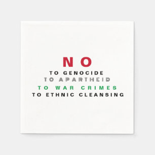 FRI PALESTINA NEJ TILL GENOCIDE APARTHEID KRIG BRO PAPPERSSERVETT
