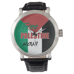 Fri Palestina nu Palestinas Flagga Armbandsur