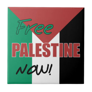Fri Palestina nu Palestinas Flagga Kakelplatta