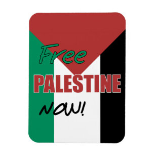 Fri Palestina nu Palestinas Flagga Magnet