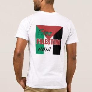 Fri Palestina nu Palestinas Flagga T Shirt