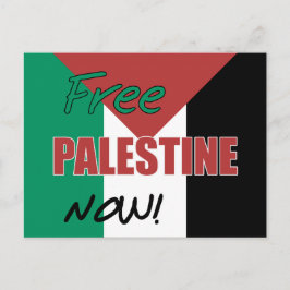 Fri Palestina nu Palestinas Flagga Vykort