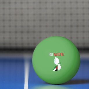 Fri Palestina Ping Pong Boll - Pro Justice
