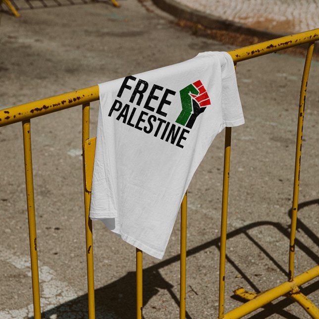 Fri Palestina, Spara Humanity, Solidaritet T-Shirt (Skapare uppladdad)