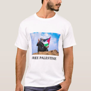 FRI PALESTINA T-FARTYG T SHIRT