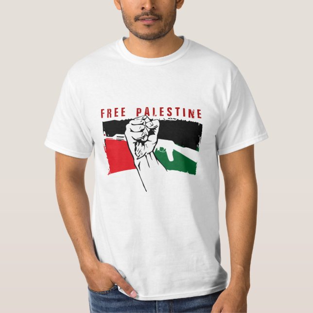 Fri Palestina T-Shirt (Framsida)
