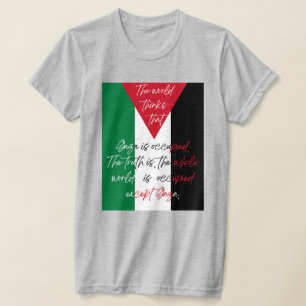 Fri Palestina T-shirt - Spara Gaza T-shirt