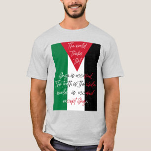 Fri Palestina T-shirt - Spara Gaza T-shirt