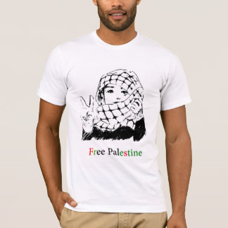 Fri Palestina T-tröja Tee