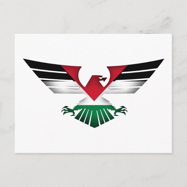 FRI PALESTINA - VINGAR AV FRIHET VYKORT (Framsida)