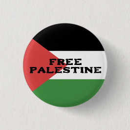 FRI PALESTINE FLAGGA RED BLACK GRÖNT WHITE KNAPP