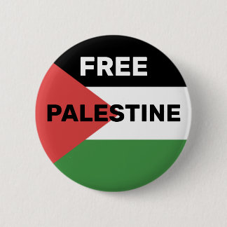 FRI PALESTINE FLAGGA RED BLACK GRÖNT WHITE KNAPP