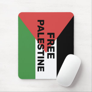 FRI PALESTINE FLAGGA RED BLACK GRÖNT WHITE MUSMATTA
