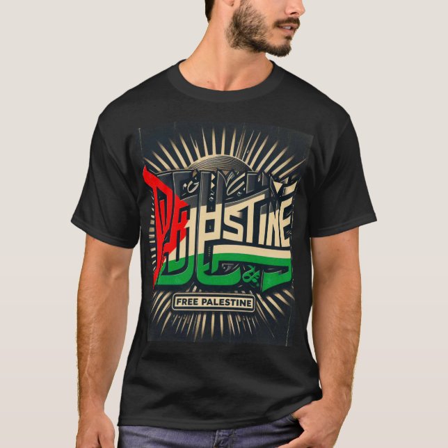 FRI PALESTINE T-shirt (Framsida)