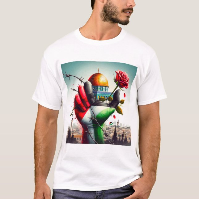 FRI PALESTINE T-shirt (Framsida)