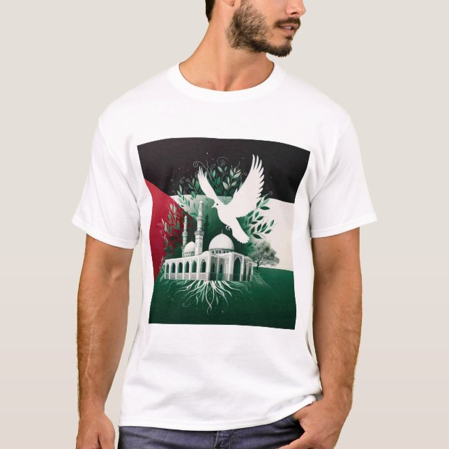 FRI PALESTINE T-shirt (Framsida)