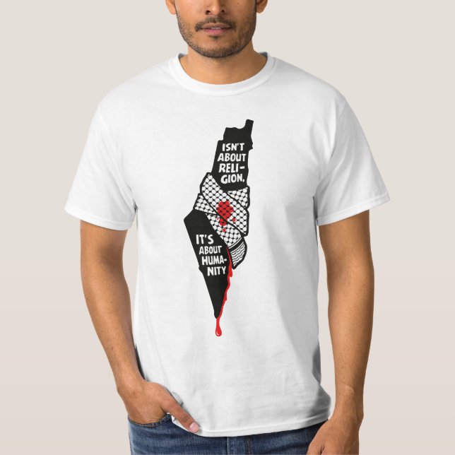 FRI PALESTINE T-Shirt (Framsida)