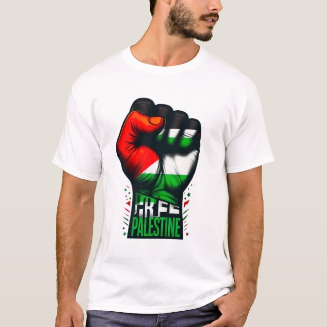FRI PALESTINE T-shirt (Framsida)