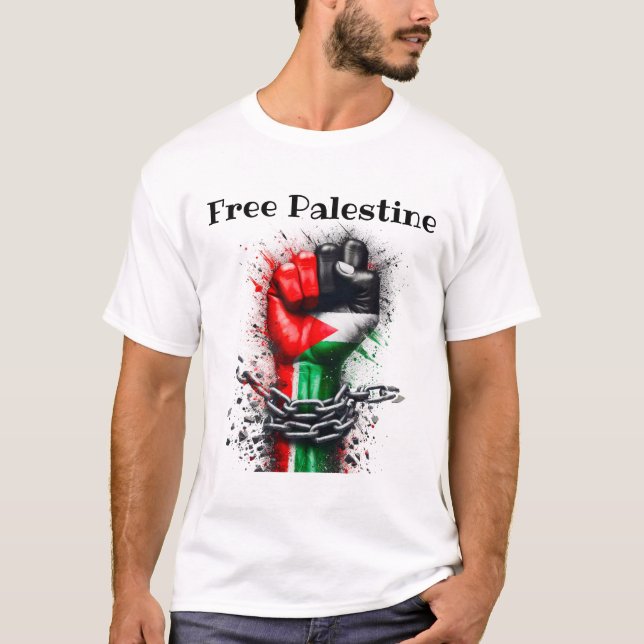 FRI PALESTINE T-shirt (Framsida)
