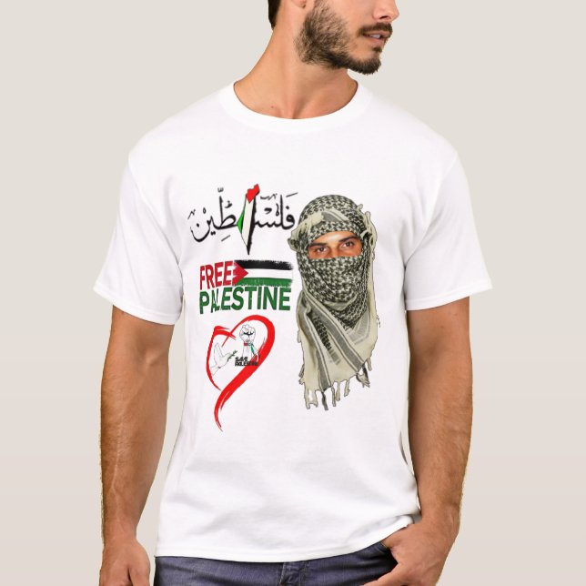 Fri palestinier T-Shirt (Framsida)