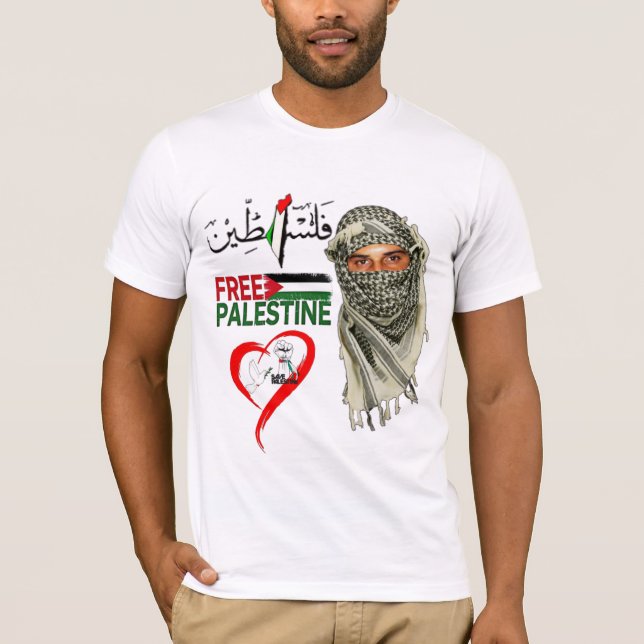 Fri palestinier T-Shirt (Framsida)