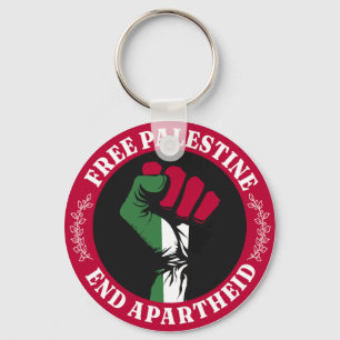 Fri palestinsk ände apartheid II Nyckelring
