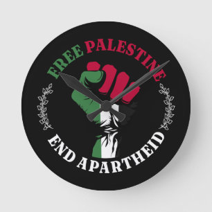 Fri palestinsk end-apartheid III Rund Klocka
