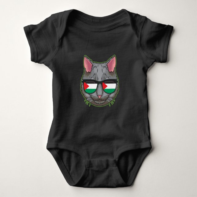 Fri palestinsk Flagga - underbart palestinskt Gaza T Shirt (Framsida)