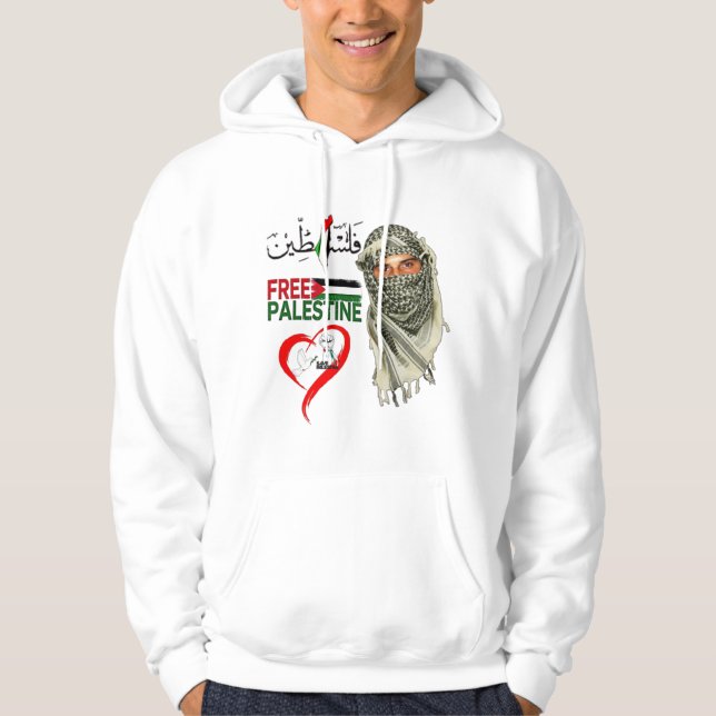 Fri palestinsk Hoodie (Framsida)