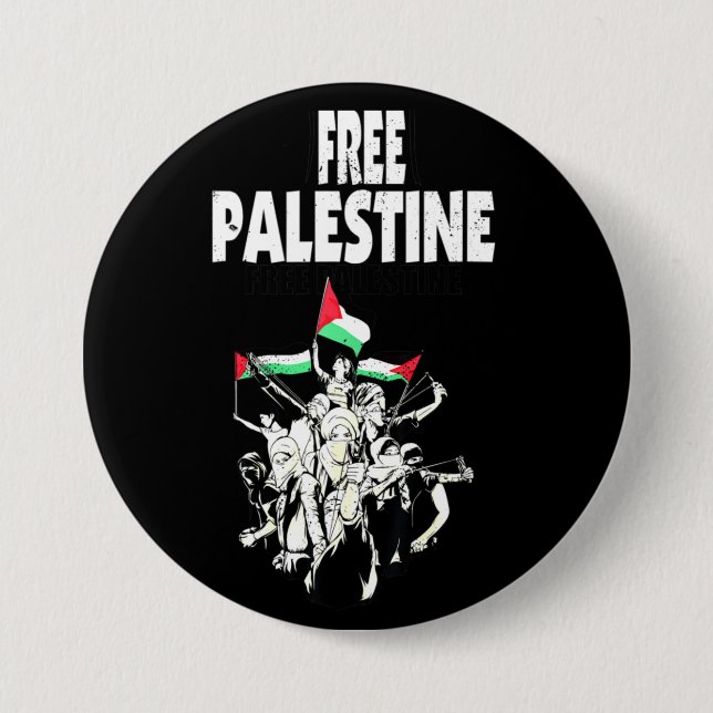 Fri palestinsk motståndsrörelse knapp (Framsida)