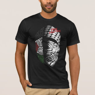 Fri palestinsk "Palestinaswarrior" t-shirt