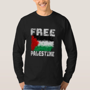 Fri palestinsk-palestinska Flagga T Shirt
