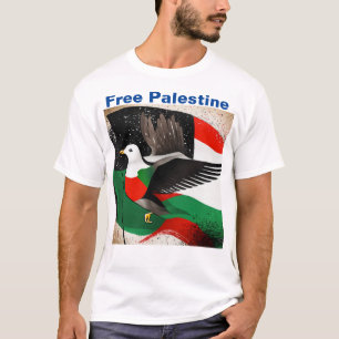 Fri palestinsk slogan T-shirt