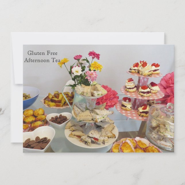 Fri partyinbjudan för Gluten Inbjudningar (Framsida)