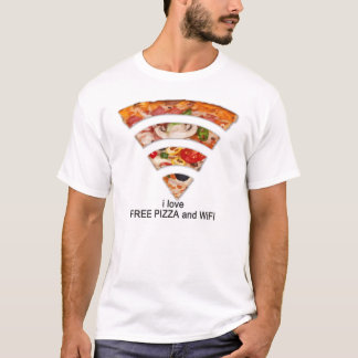 FRI PIZZA OCH WIFI T SHIRT