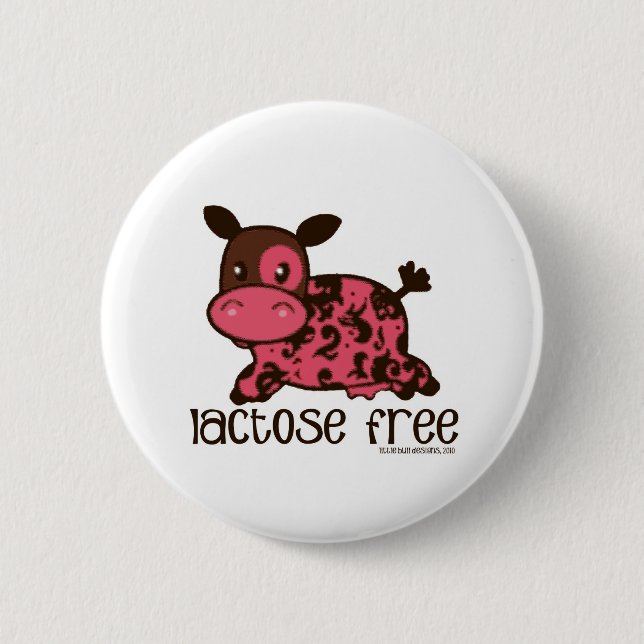 Fri rosako för Lactose Knapp (Framsida)