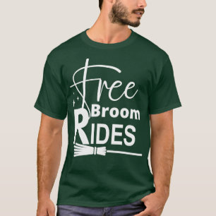 Fri rumslig rumslig Rides Funny Halloween-design W T Shirt