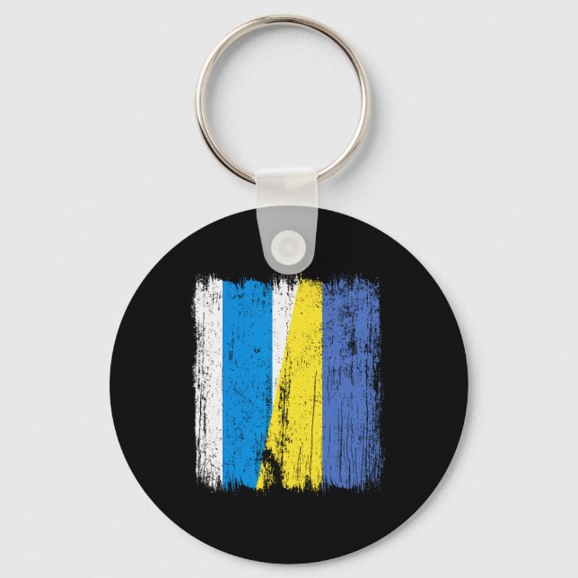 Fri Ryssland Ukraina Halv Flagga Ryska Oppositione Nyckelring (Framsida)