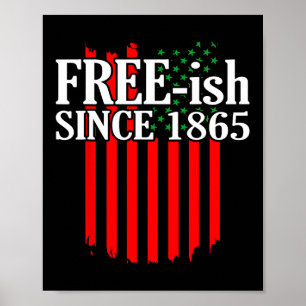 Fri sedan 1865 Junetteonde månaden i svart histori Poster