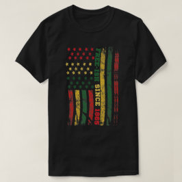 Fri sedan 1865 juni 1961 Flagga T Shirt