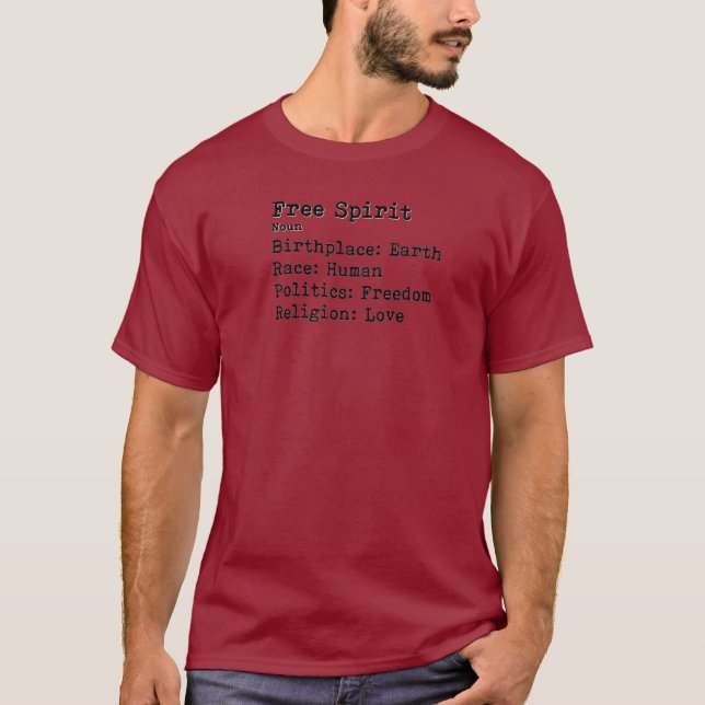 Fri själ: Bäckande besättning Nacke T Shirt (Framsida)
