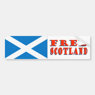 Fri Skottland bildekal