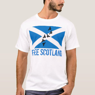Fri Skottland skotsk självständighetT-tröja T Shirt