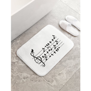 Fri som fågel, sång fåglar i egenskap av musik not badrumsmatta