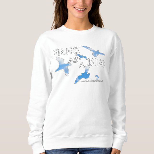 Fri som fågel t shirt (Framsida)