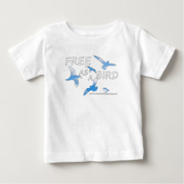 Fri som fågel t shirt