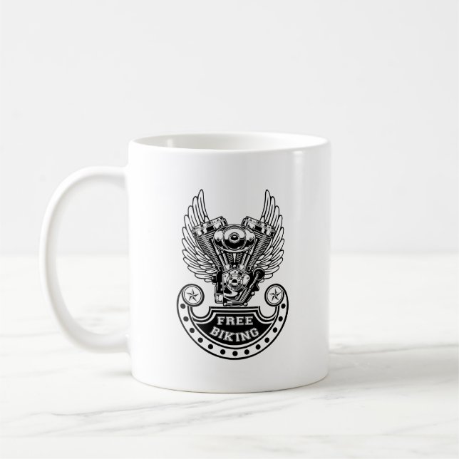 Fri spelande kaffemugg (Vänster)