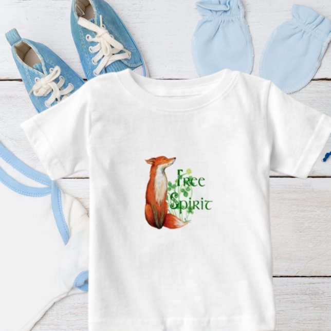 Fri spirit Cute Watercolor Fox Tröja (Skapare uppladdad)